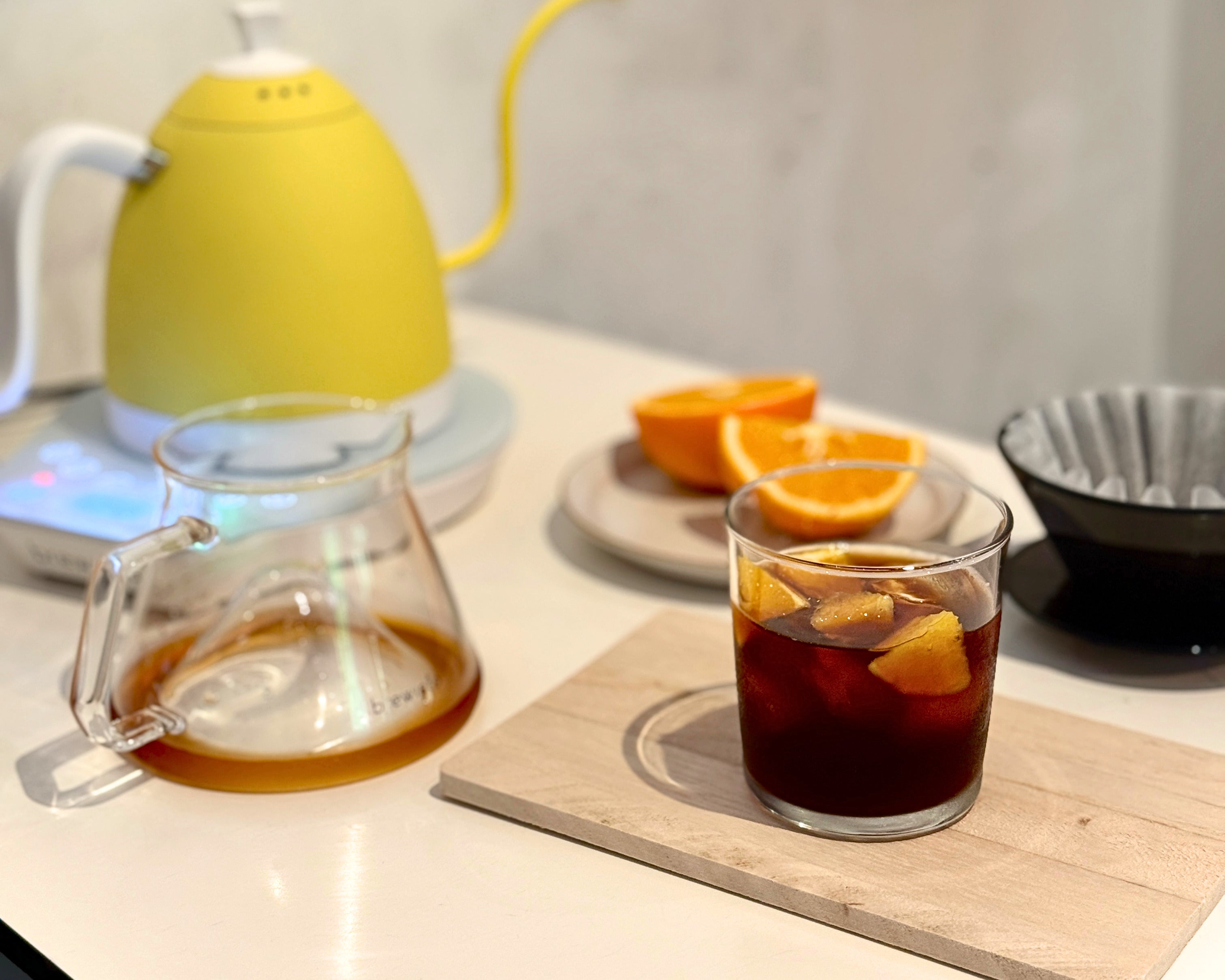 【レシピ】フルーツとアイスコーヒー